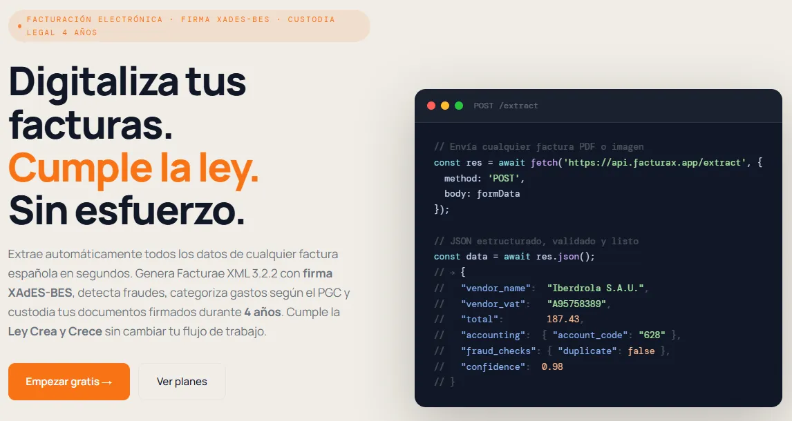 FacturaX screenshot 1