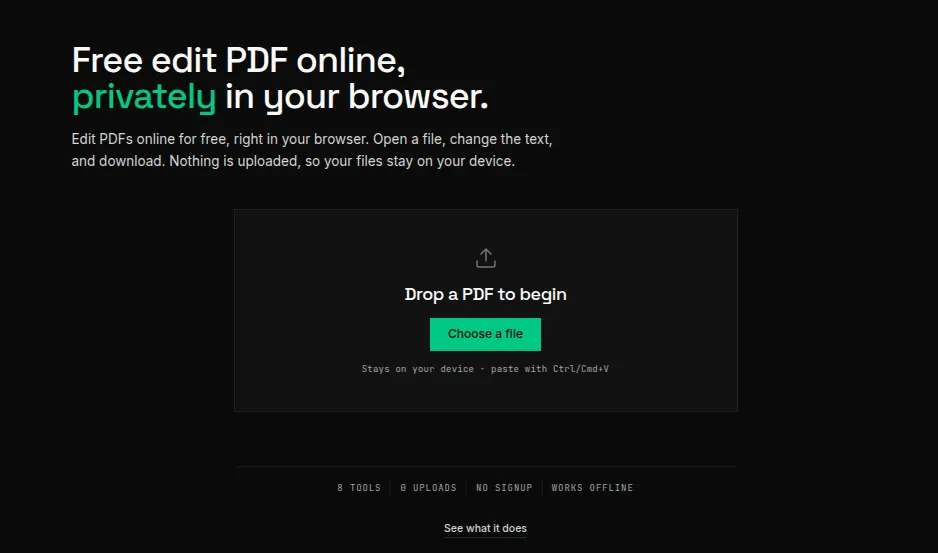 FreeEditPDF screenshot 2
