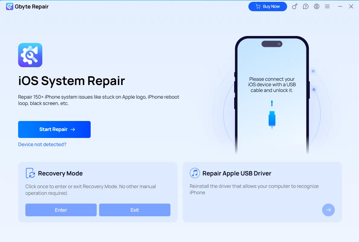 Gbyte Repair screenshot 1