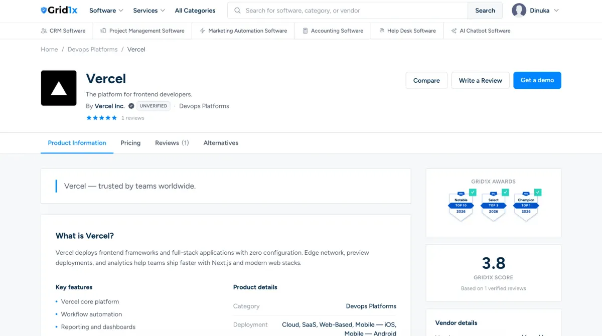Grid1x screenshot 2