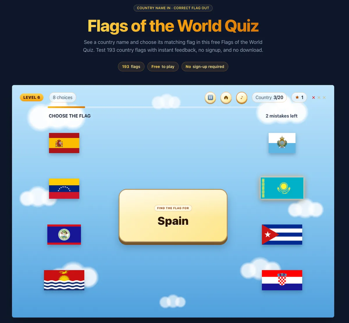 GuessTheFlag screenshot 2