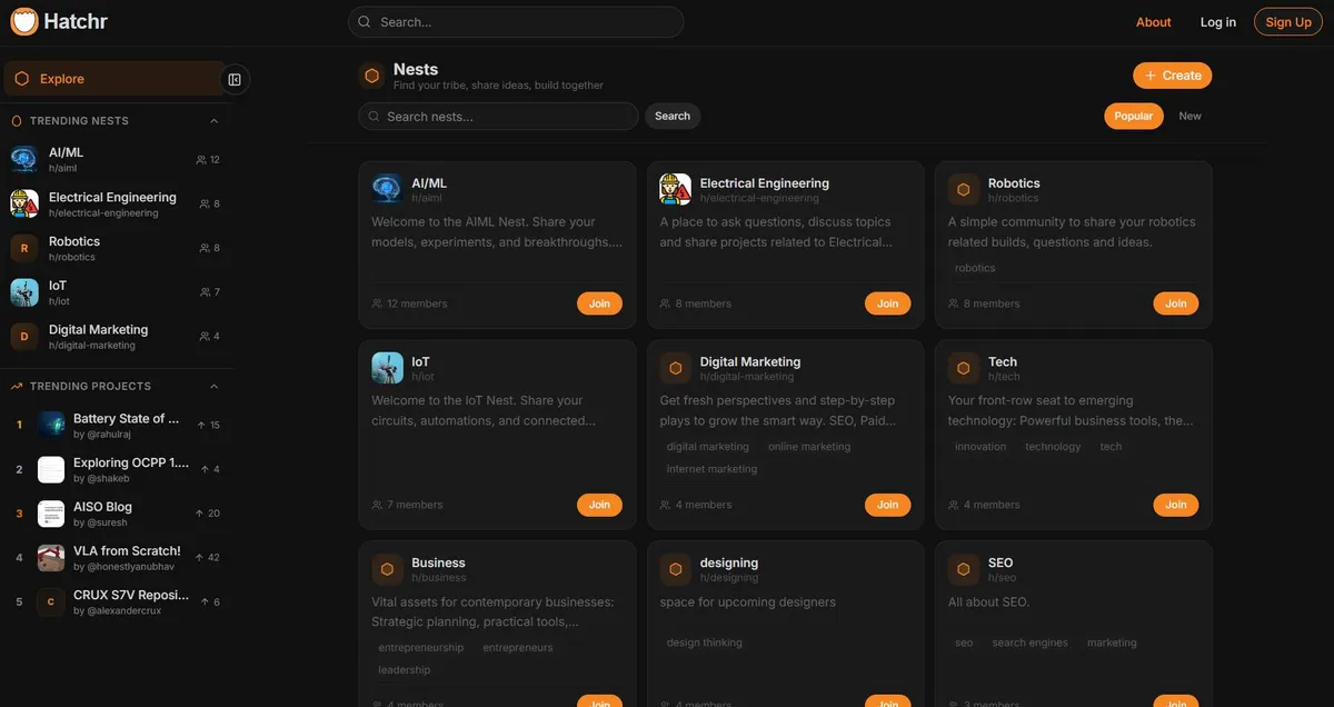 Hatchr screenshot 1