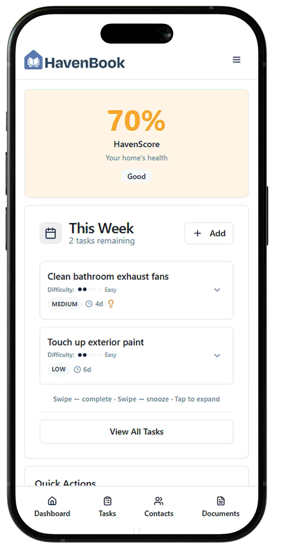 HavenBook screenshot 2
