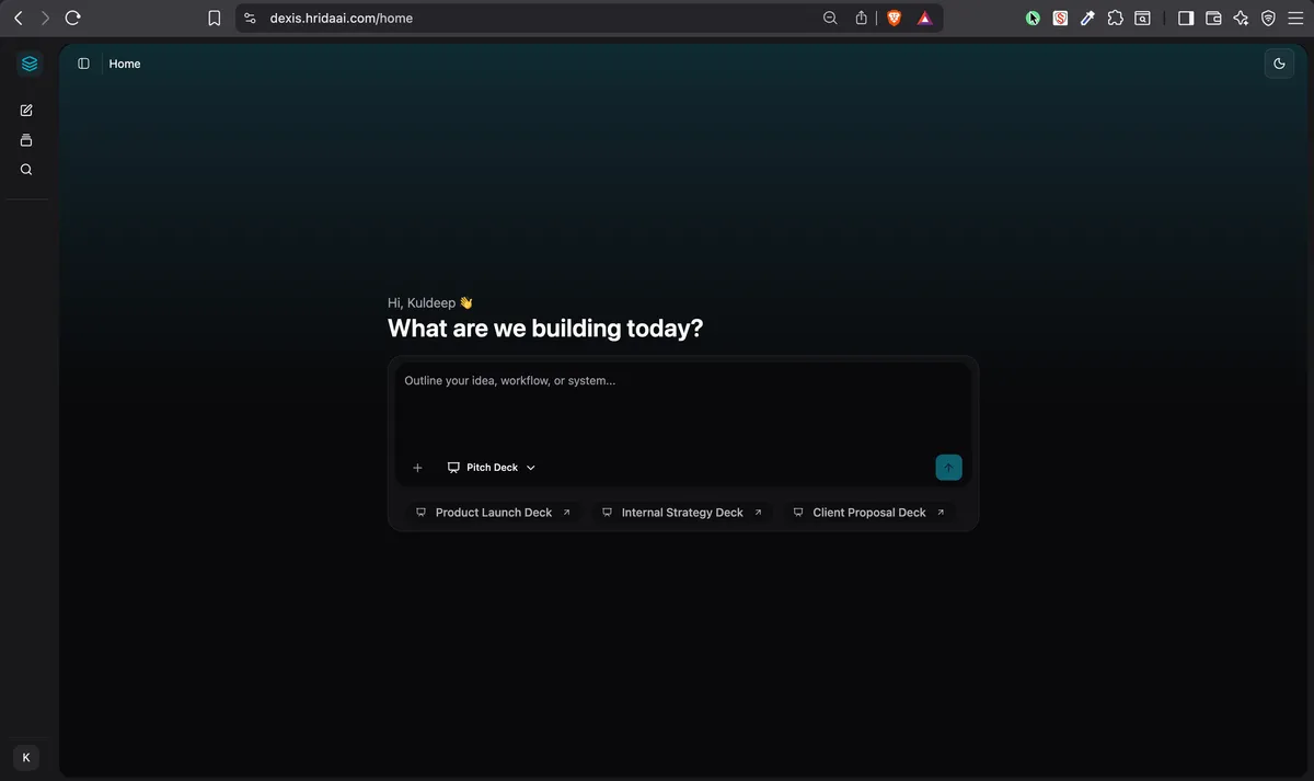 Dexis screenshot 1
