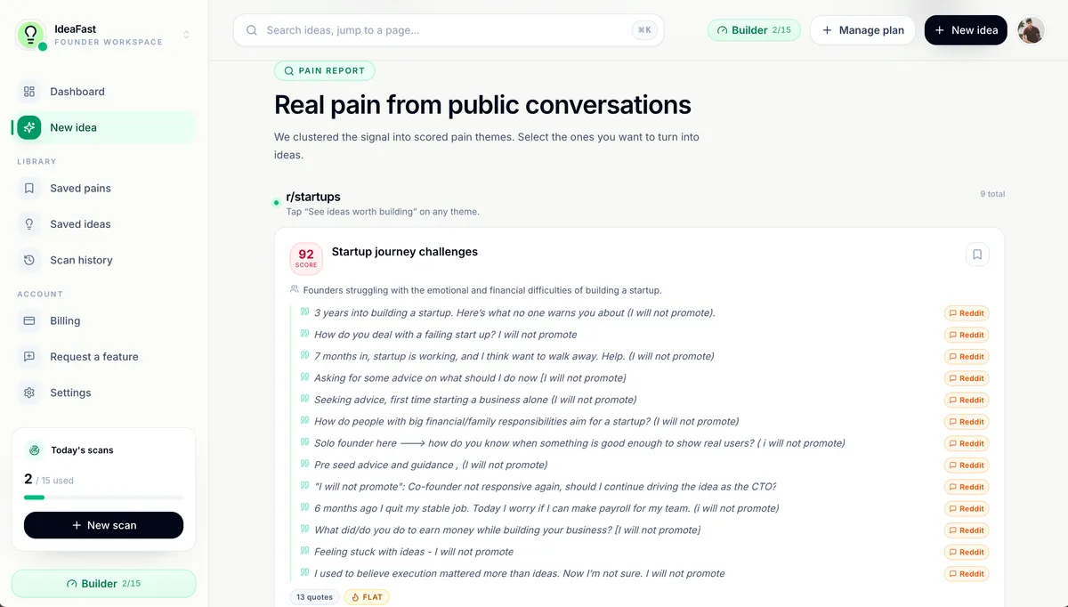ideaFast screenshot 3