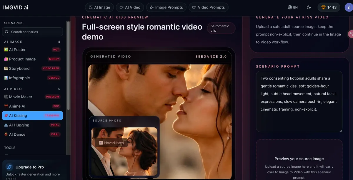 IMGVID.ai screenshot 2