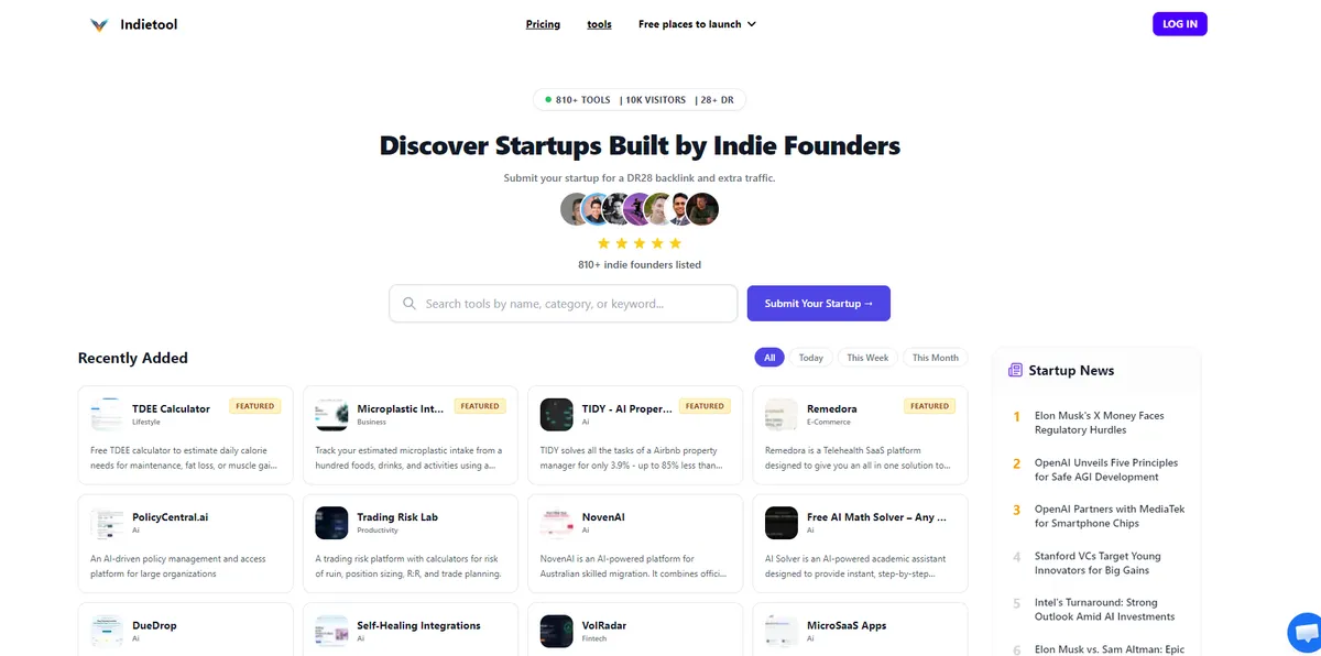 IndieTool screenshot 2