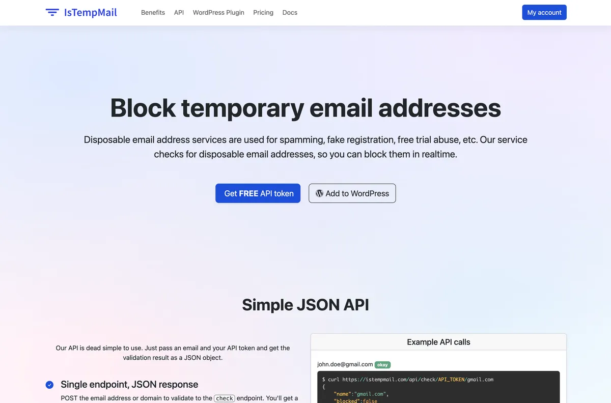 IsTempMail screenshot 2