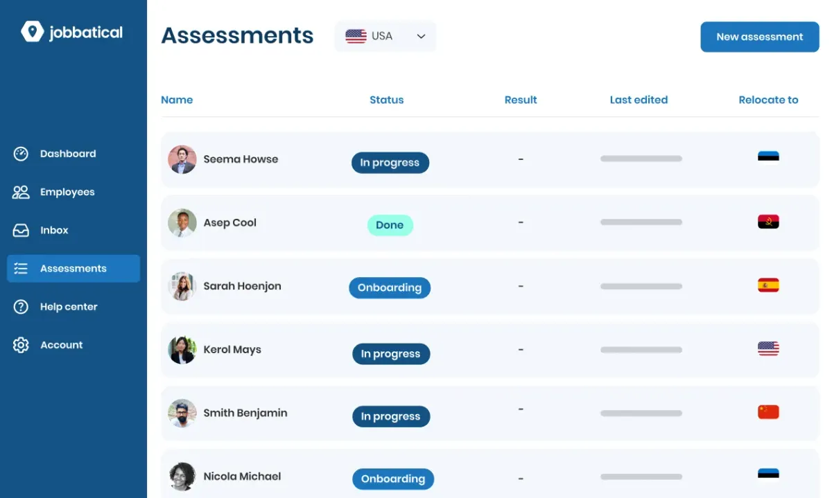 Jobbatical Immigration, Relocation and Case management CRM Platform screenshot 3