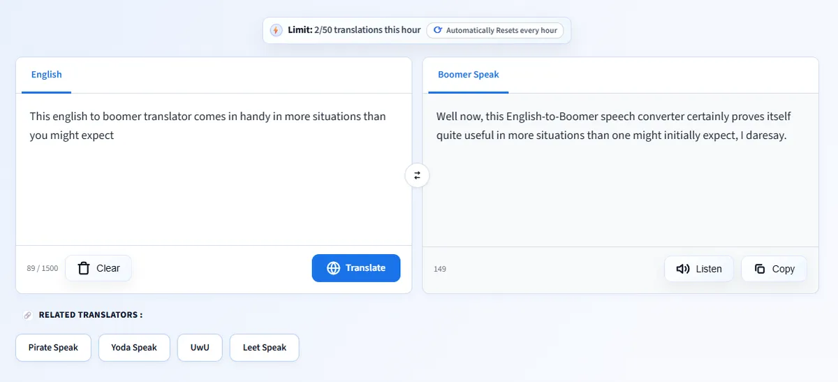 Lexi Translator screenshot 2