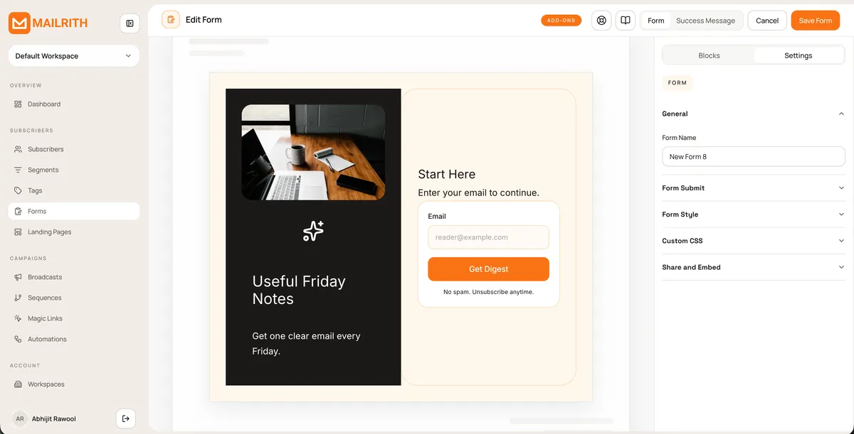 Mailrith screenshot 3