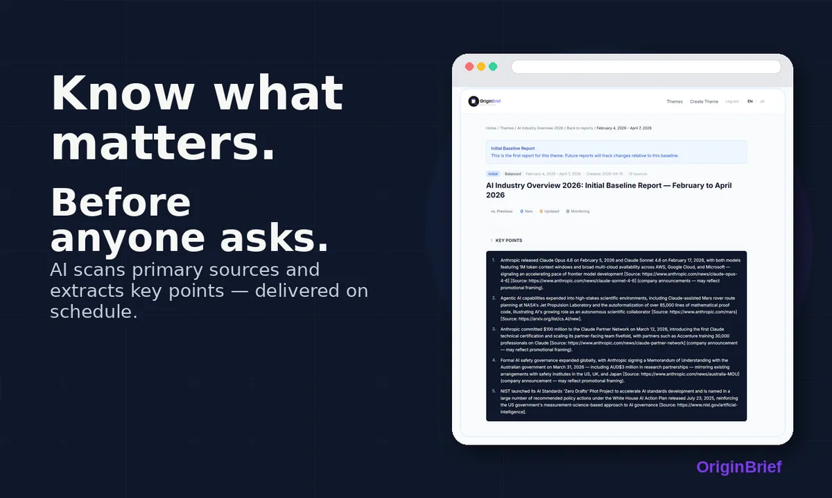 OriginBrief screenshot 1