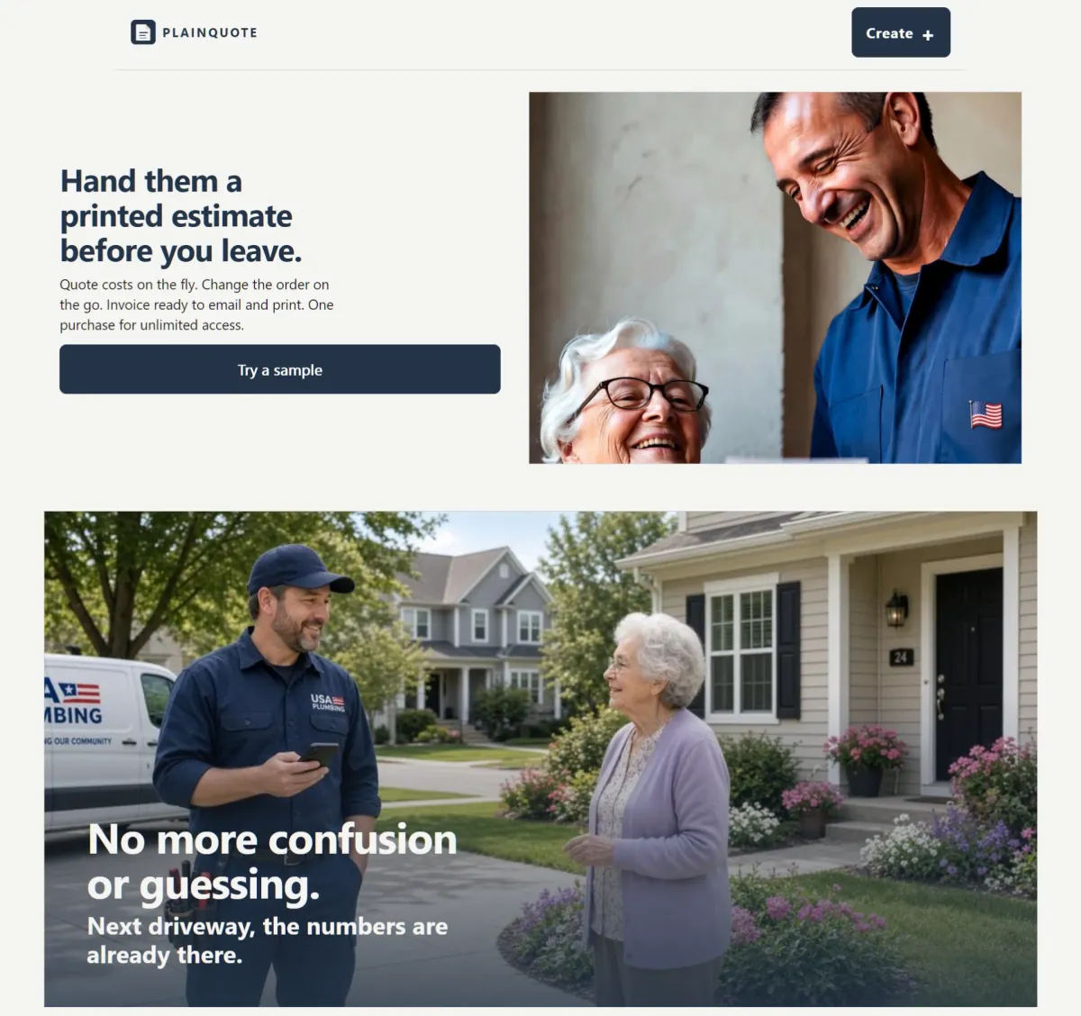 PlainQuote screenshot 1