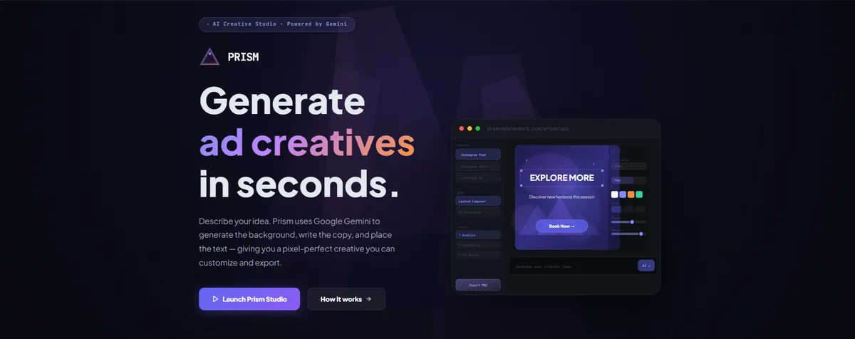 Prism screenshot 1