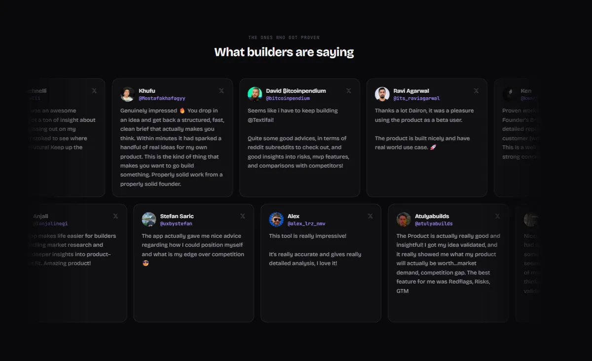 Proven screenshot 4