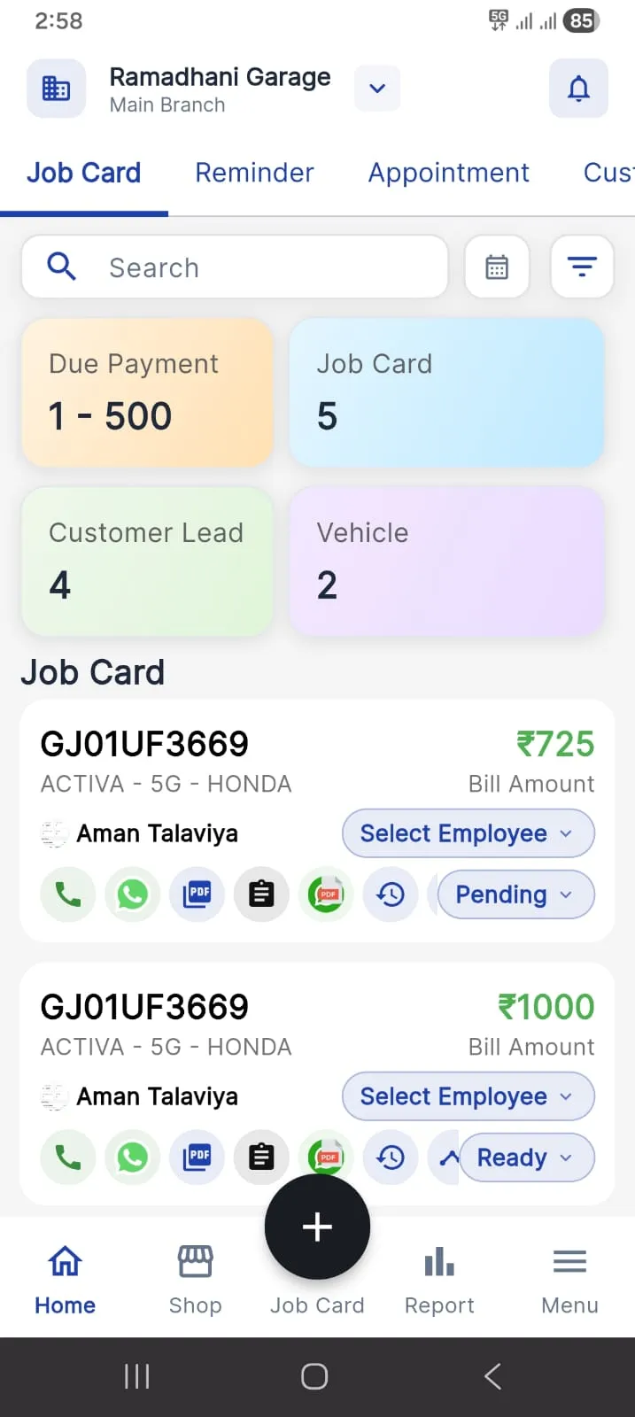 Repairmen CRM Software screenshot 1