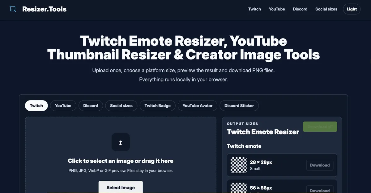 Resizer.Tools screenshot 1