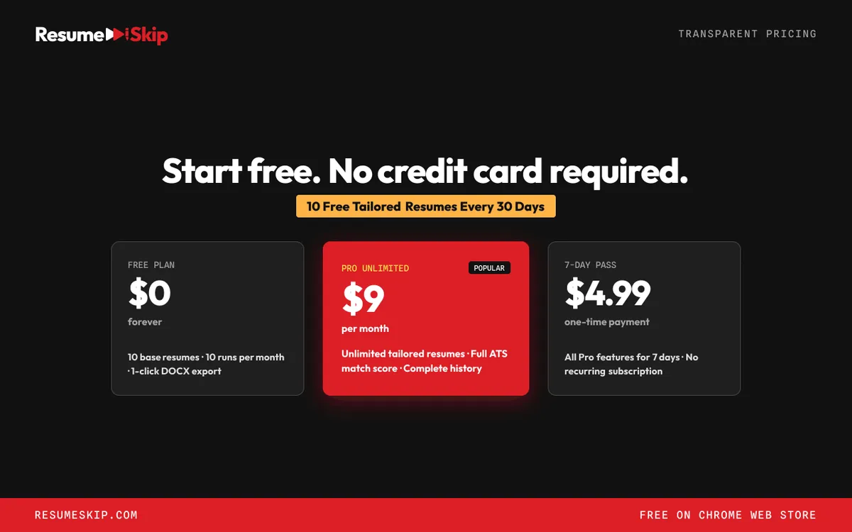 ResumeSkip screenshot 4