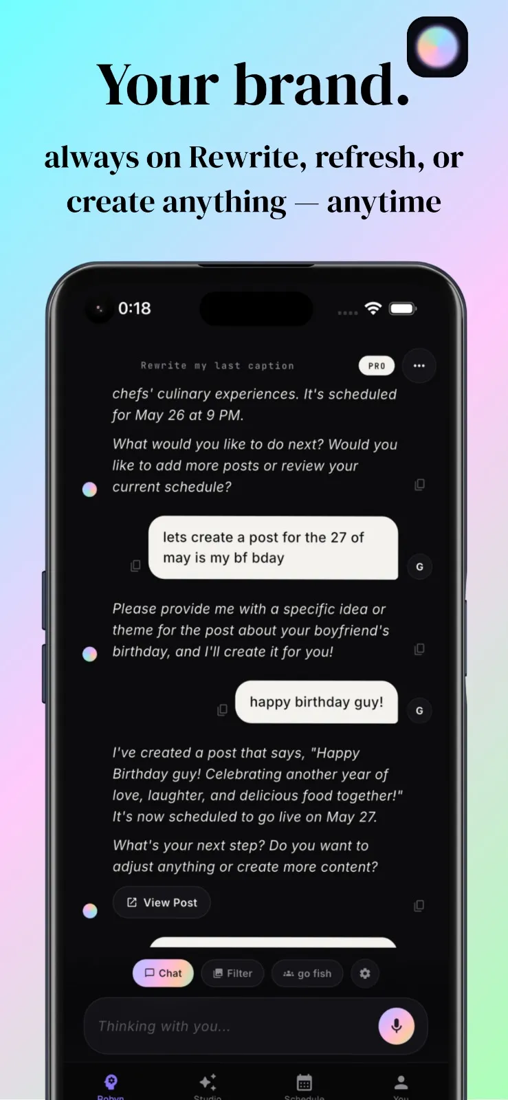 Robyn screenshot 1