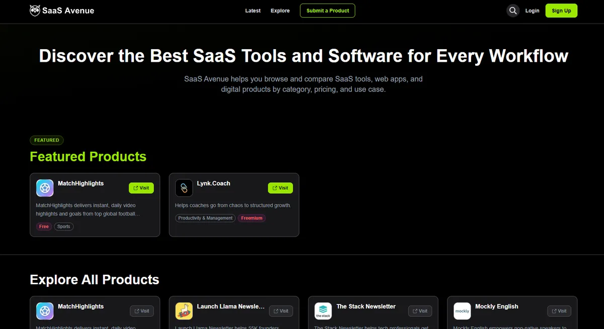 SaaS Avenue screenshot 2