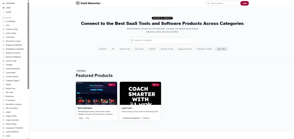 SaaS Networker screenshot 1