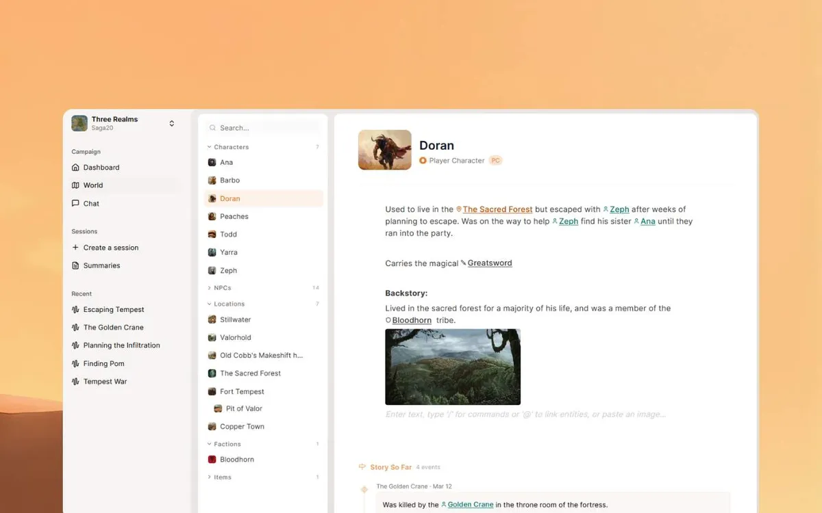 Saga20 screenshot 1