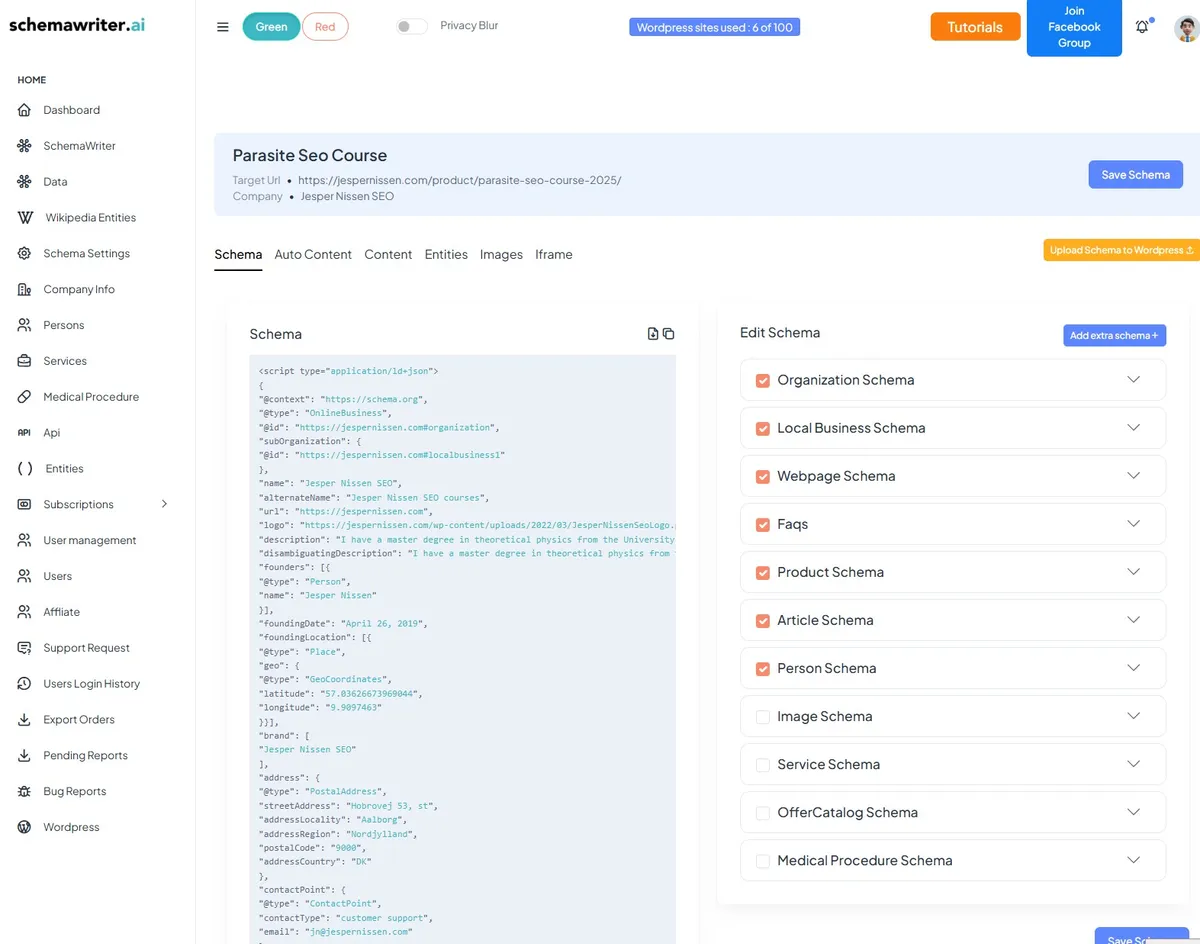 schemawriter.ai screenshot 1