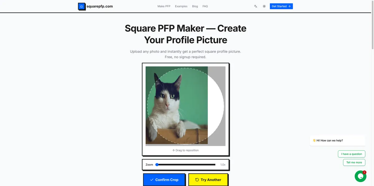 squarepfp.com screenshot 2