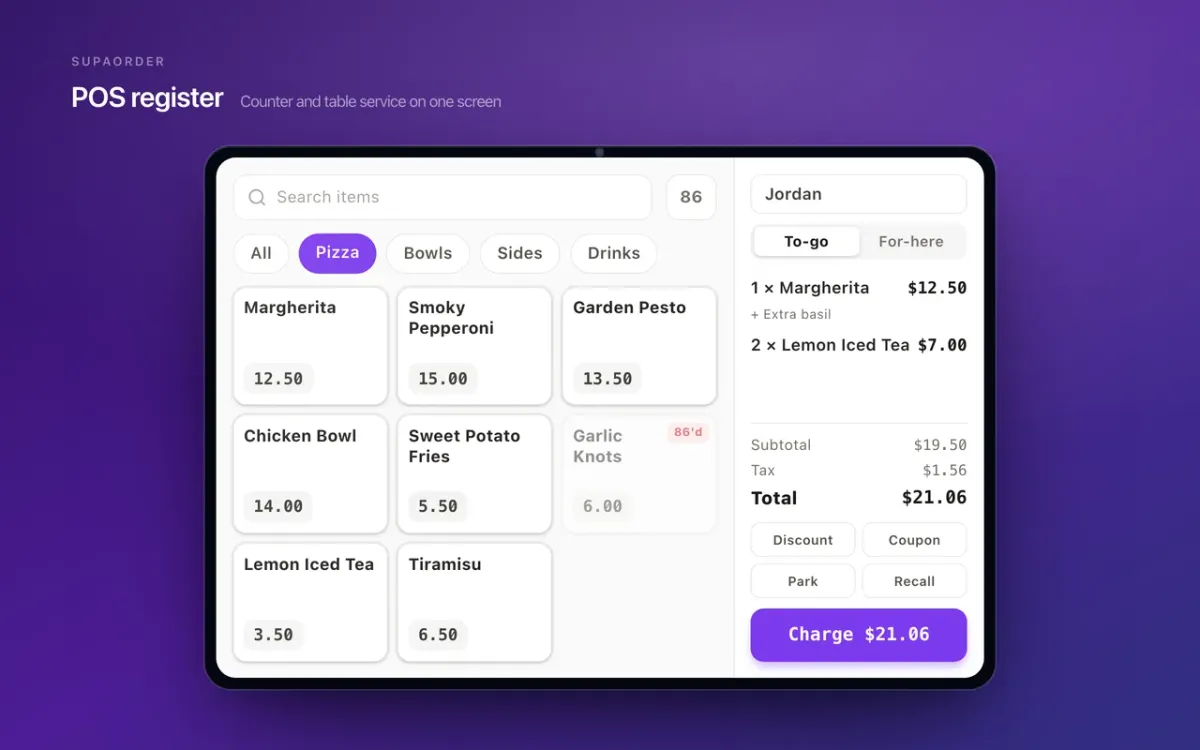 Supaorder screenshot 3