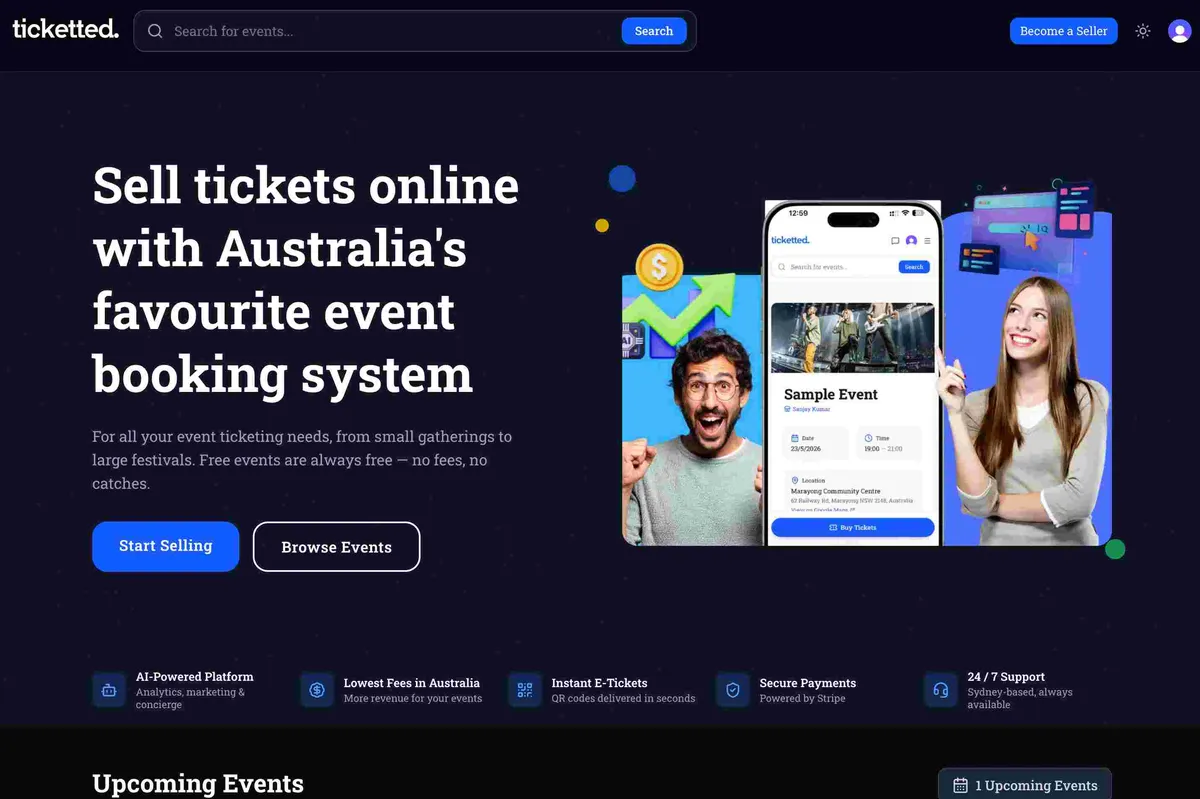 Ticketted screenshot 2
