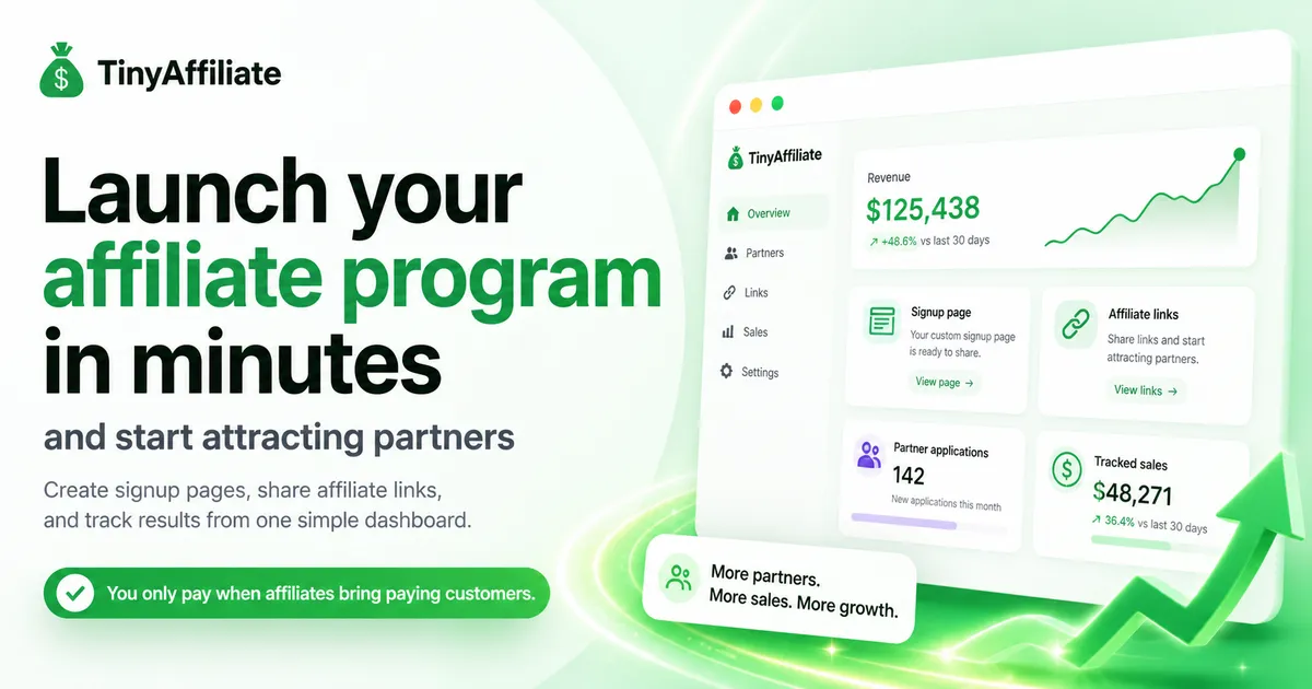 TinyAffiliate screenshot 1