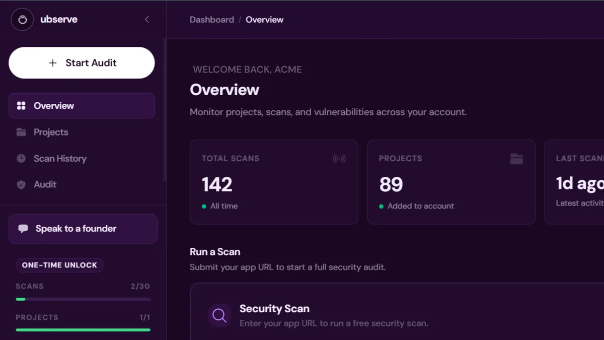 Ubserve screenshot 4