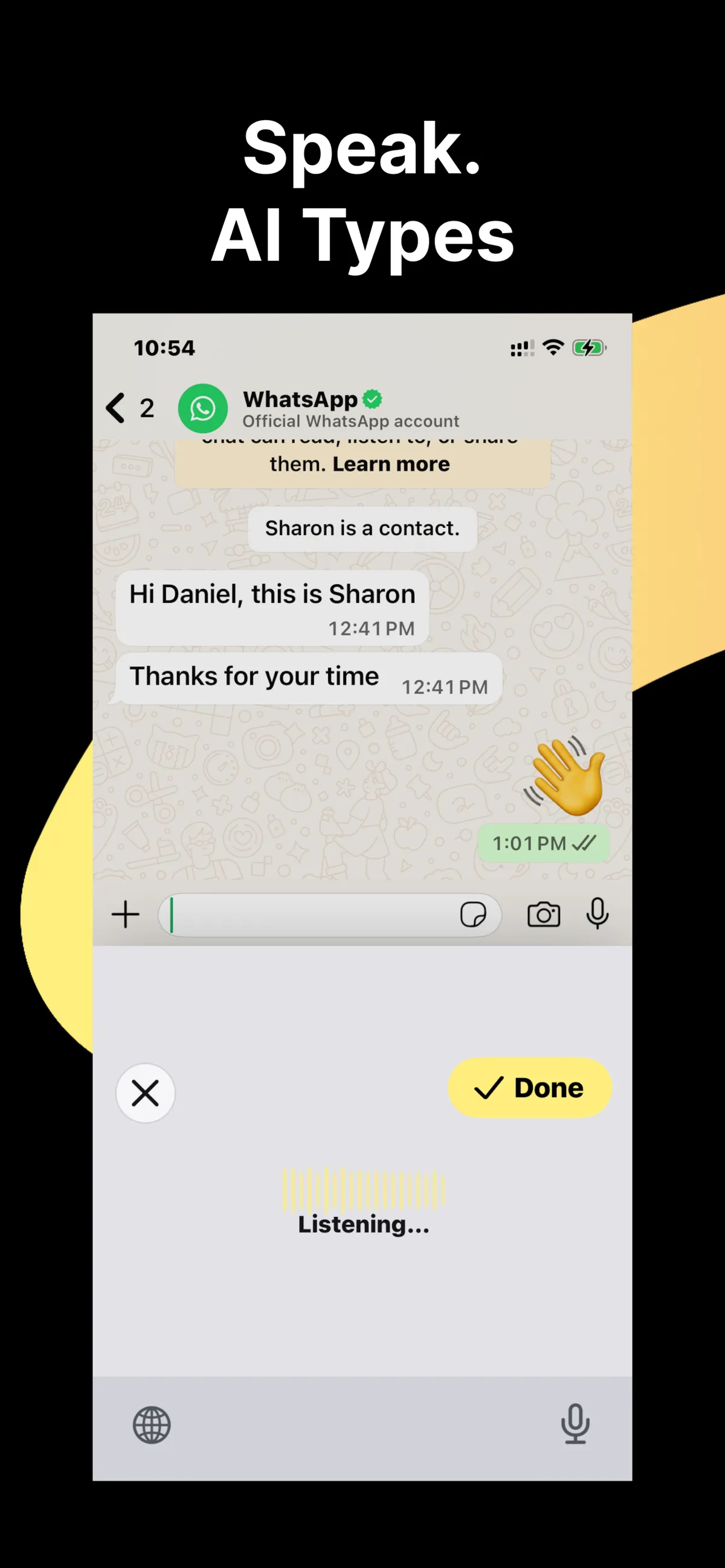 use.fo - AI Voice Typing screenshot 1