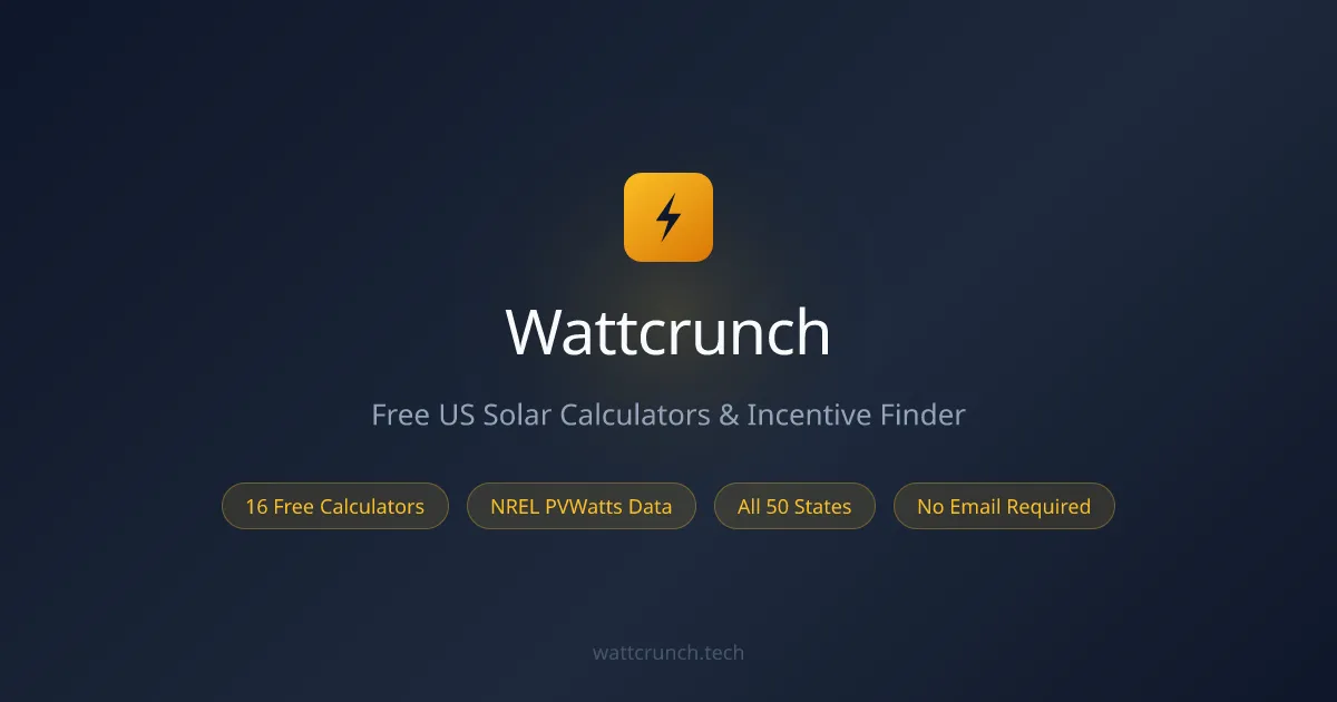 Wattcrunch screenshot 1