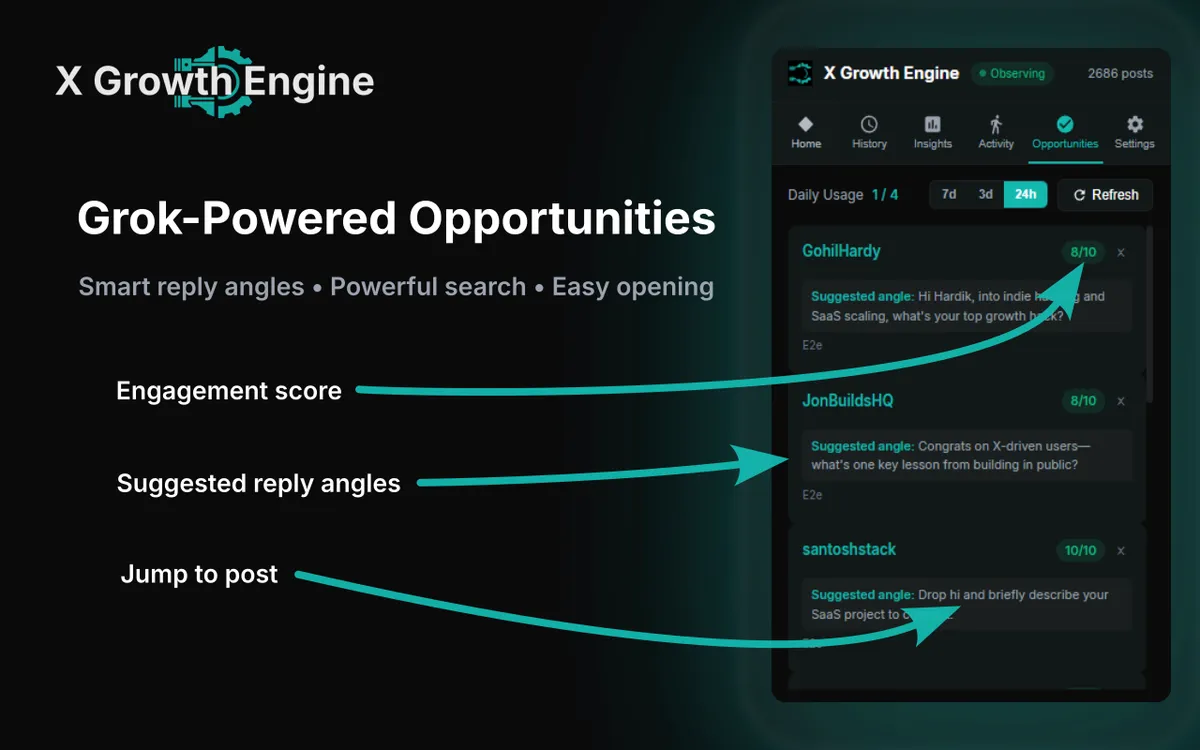 X Growth Engine screenshot 3