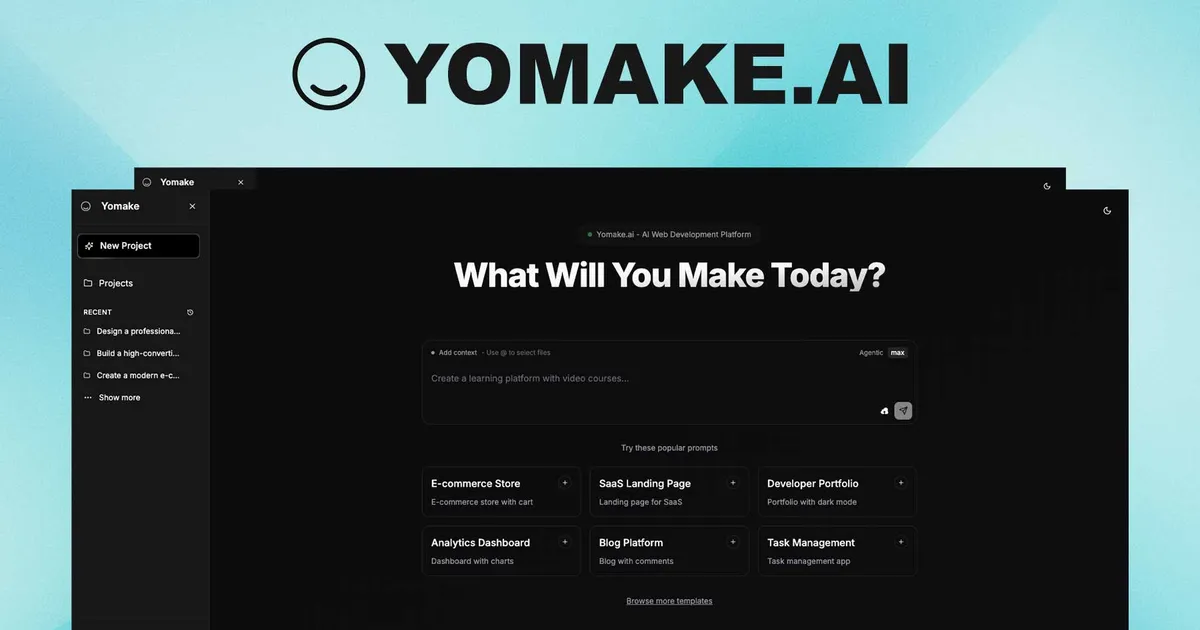 Youmake.dev screenshot 1